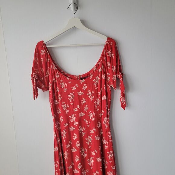Reformation  womens Floral Midi Meredith Dress size 10 Fairy - Picture 3 of 8